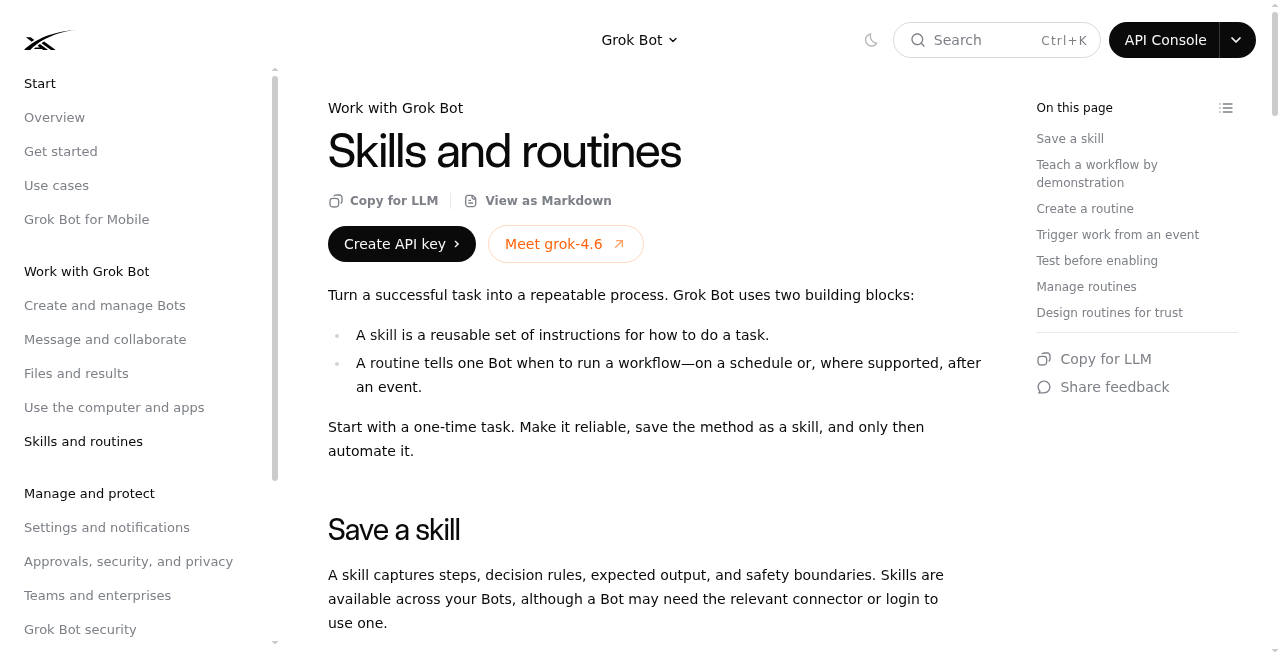 官方 Skills & Routines